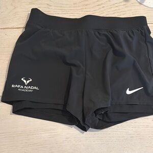 Nike Kids Black Rafa Nadal Academy Athletic Shorts